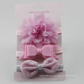 Guangzhou fashion flower bowknot hair accessories for girls wholesale